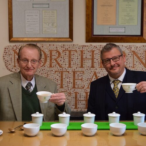 60th Anniversary Northern Tea Merchants - David and James Pogson seated